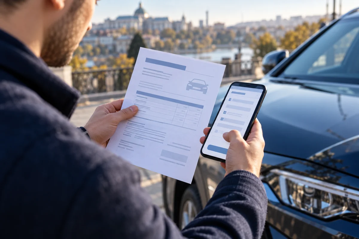 Verificarea documentului RCA pe telefon